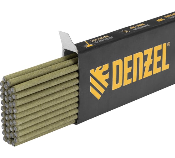 Изображение товара Электроды Denzel DER-46 GoldLine 3 мм, 1 кг, рутил-целлюлозное покрытие 97500