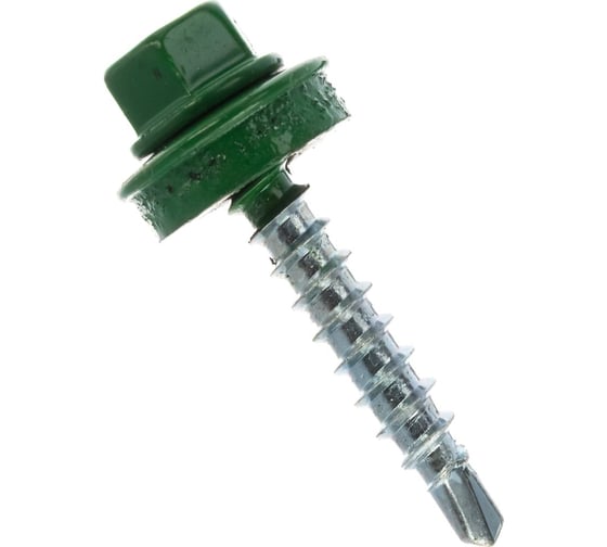 Изображение товара Саморез кровельный ЖЕСТЬ 4,8х51 RAL6002, зеленый, 40 шт. контейнер 280 мл УТ-00002599