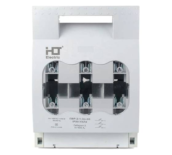 Изображение товара Выключатель-разъединитель HLT ПВР с функцией защиты габ.2, 3П, 400A 091-05-003