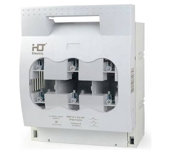 Изображение товара Выключатель-разъединитель HLT ПВР с функцией защиты габ.3, 3П, 630A 091-05-004