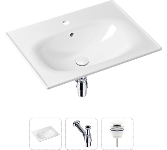 Изображение товара Врезная раковина для ванной Lavinia Boho Bathroom Sink в комплекте 3 в 4 20217630R