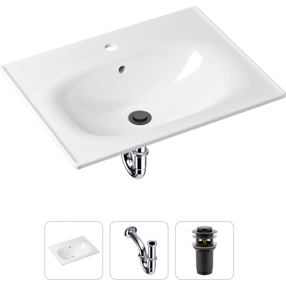 Изображение товара Врезная раковина для ванной Lavinia Boho Bathroom Sink в комплекте 3 в 1 21520434 20217580R