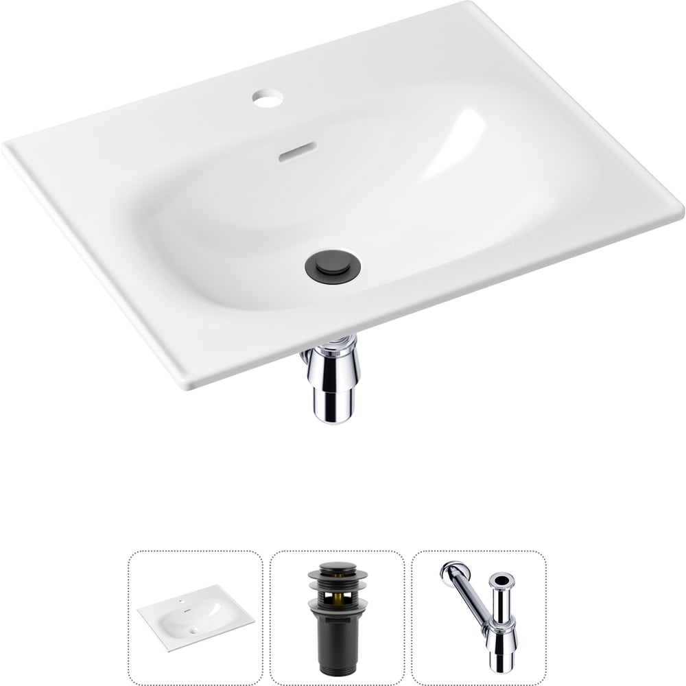 Врезная раковина для ванной Lavinia Boho Bathroom Sink в комплекте 3 в 2 20217612R