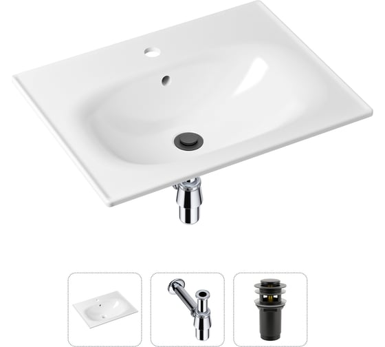 Изображение товара Врезная раковина для ванной Lavinia Boho Bathroom Sink в комплекте 3 в 2 20217612R