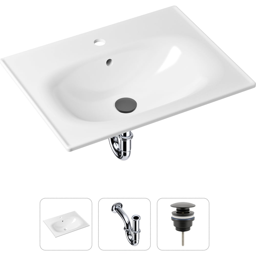 Изображение товара Врезная раковина для ванной Lavinia Boho Bathroom Sink 600 мм белая
