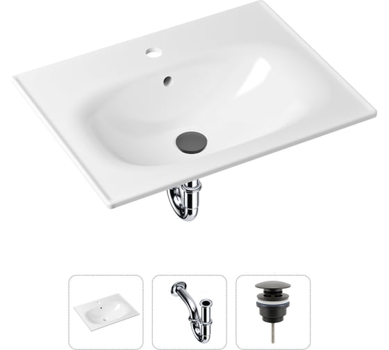 Изображение товара Врезная раковина для ванной Lavinia Boho Bathroom Sink в комплекте 3 в 2 20217596R