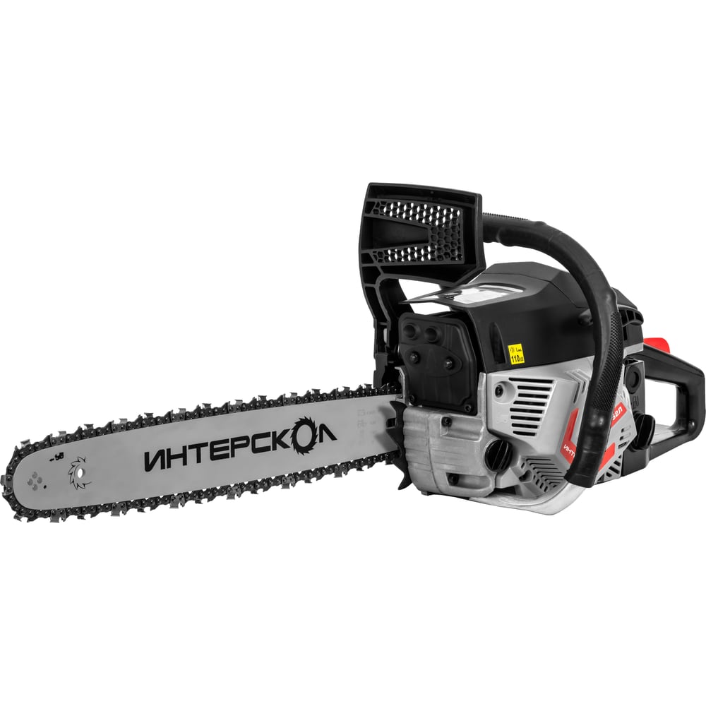 Изображение товара Бензиномоторная цепная пила Интерскол ПЦБ-18/52Л 52 см³ для профессиональной и быстрой распиловки д