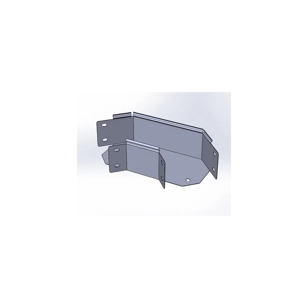 Изображение товара Угол горизонтальный замковый CABLIDERTRAYS 90 град, оцинкованный ЛМЗУ-150х150-1,2-90