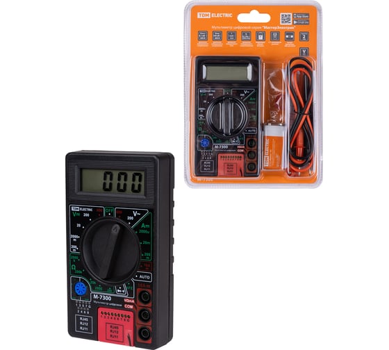 Изображение товара Цифровой мультиметр TDM серии МастерЭлектрик М-7300 SQ1005-0010