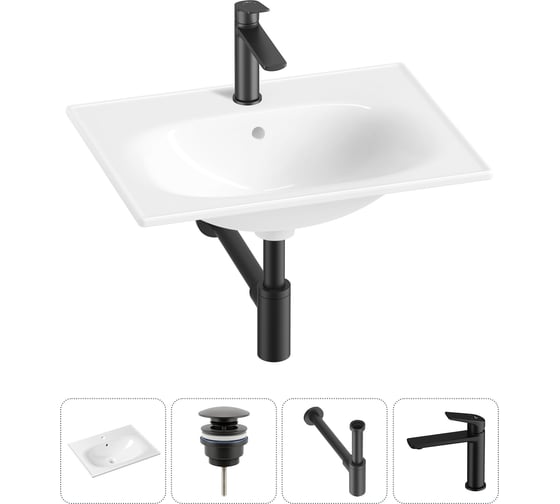 Изображение товара Врезная раковина для ванной Lavinia Boho комнаты Bathroom Sink в наборе 4 в 1 20217656R