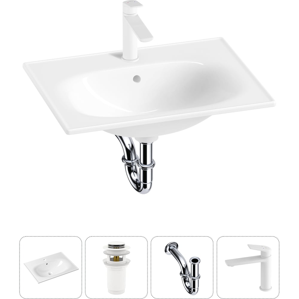 Изображение товара Врезная раковина Lavinia Boho для ванной 4 в 1