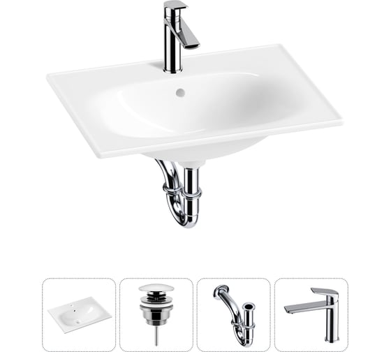 Изображение товара Врезная раковина для ванной Lavinia Boho комнаты Bathroom Sink в наборе 4 в 1 20217599R