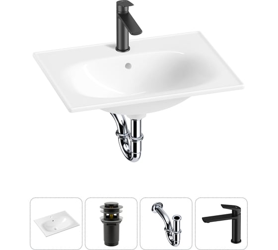 Изображение товара Врезная раковина для ванной Lavinia Boho комнаты Bathroom Sink в наборе 4 в 1 20217584R