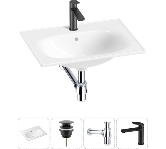 Изображение товара Врезная раковина для ванной Lavinia Boho комнаты Bathroom Sink в наборе 4 в 1 20217632R