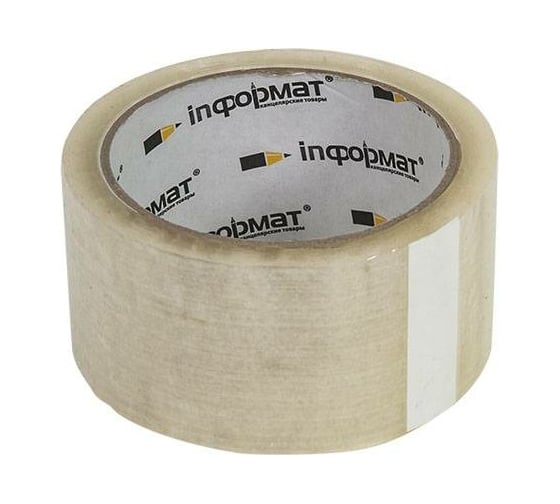 Изображение товара Упаковочная клейкая лента INFORMAT 48 мм, 117 м, 43 мкм, прозрачная T48117-03
