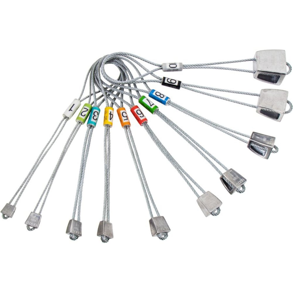 Изображение товара Набор закладок VENTO Парус 10 шт. сталь пастельные цвета