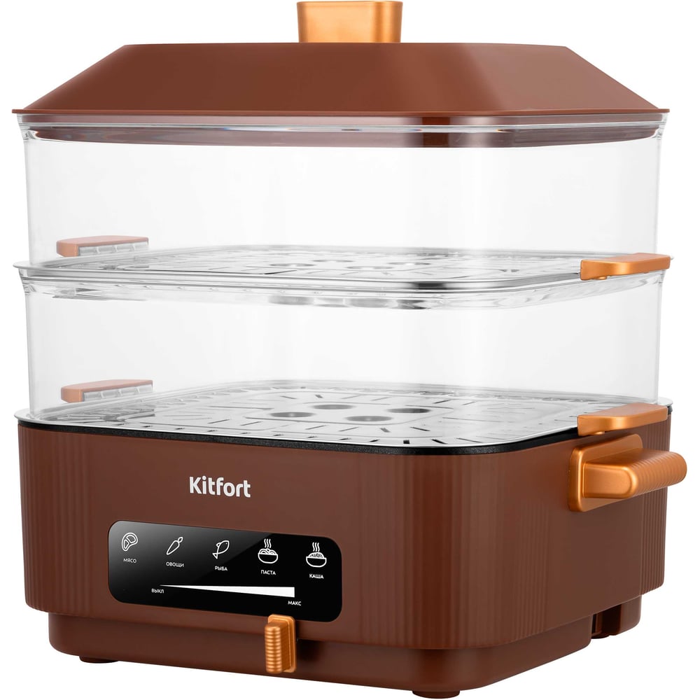 Изображение товара Пароварка KITFORT КТ-6506 для полезного питания на пару