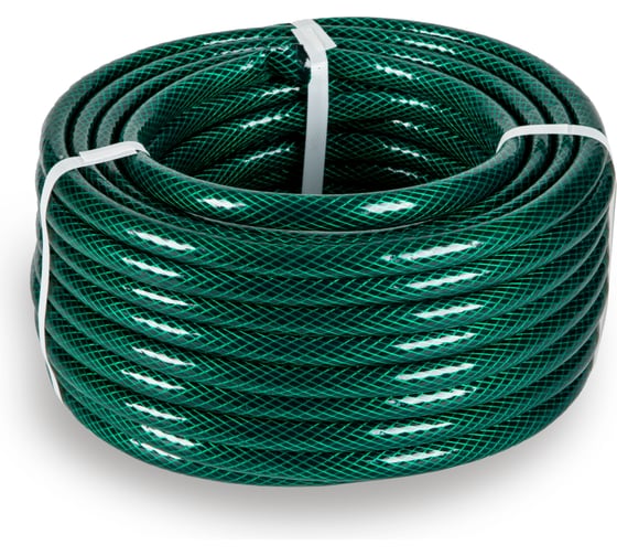 Изображение товара Шланг поливочный В ПРИдачу ПВХ Метеор 3-слойный армированный бухта 15 м 1/2 зеленый 1201573