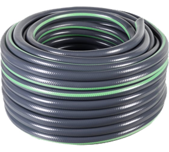 Изображение товара Шланг поливочный В ПРИдачу ПВХ Исток 5-слойный армированный бухта 25 м, 1/2 серый 1210166