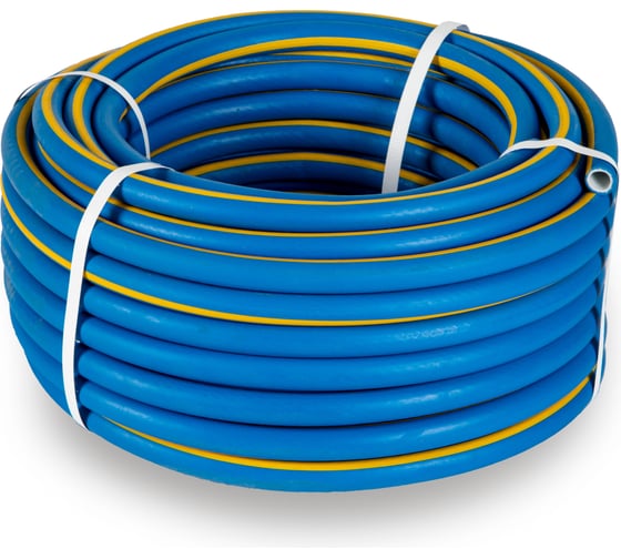 Изображение товара Шланг поливочный В ПРИдачу Резиновый ТЭП Soft Touch армированный бухта 25 м, 3/4 синий 1201628
