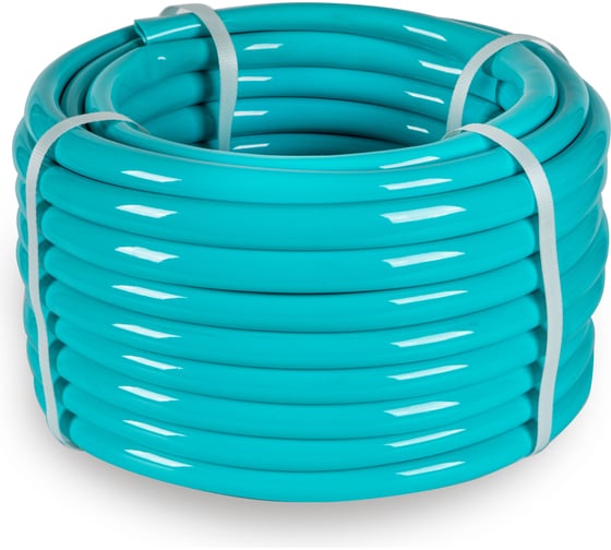 Изображение товара Шланг поливочный В ПРИдачу силиконовый однослойный бухта 20 м 3/4 бирюзовый 1201625