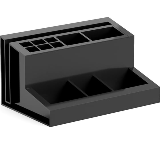 Изображение товара Настольная пластиковая подставка ErichKrause Leader, Classic, черный 21746