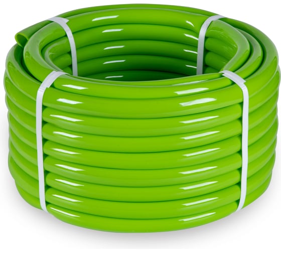 Изображение товара Шланг поливочный В ПРИдачу силиконовый однослойный бухта 20 м 3/4 салатовый 1201624