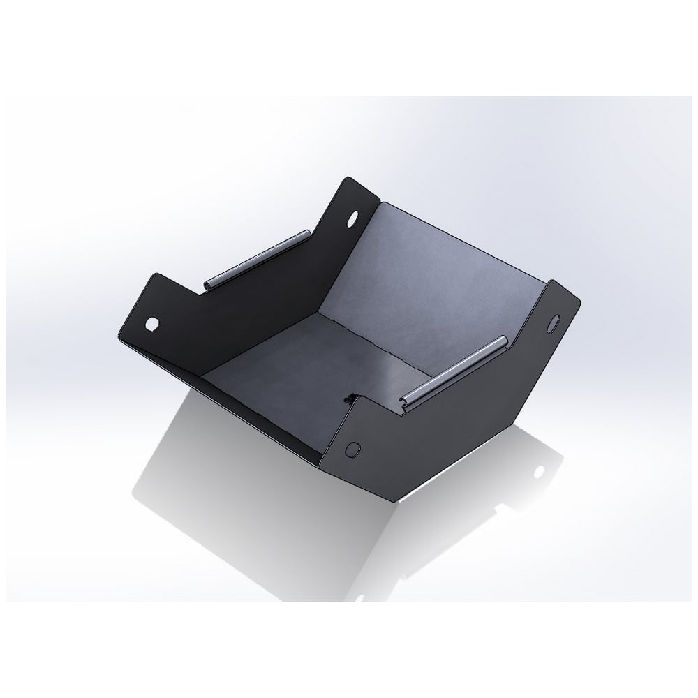 Изображение товара Угол внутренний (подъем) CABLIDERTRAYS замковый 90° оцинкованный 200х150 мм
