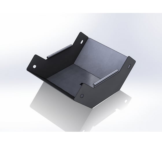 Изображение товара Угол внутренний (подъем) CABLIDERTRAYS замковый 90 град, оцинкованный ЛМЗП-200х150-1,2-90