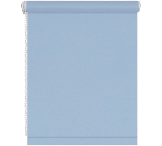 Изображение товара Однотонная рулонная штора Peora голубая 37х170 см 68518