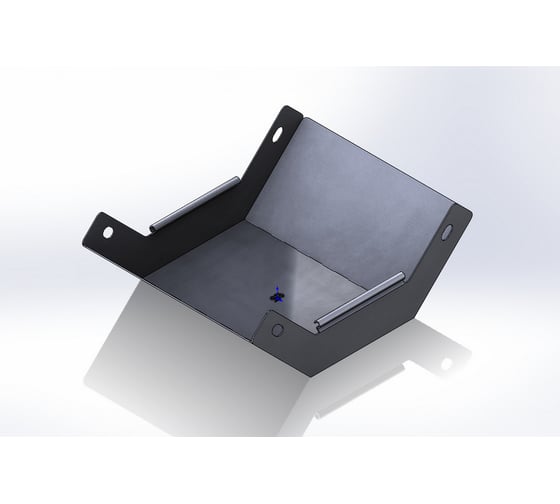 Изображение товара Угол внутренний (подъем) CABLIDERTRAYS замковый 90 град, оцинкованный ЛМЗП-400х50-0,7-90