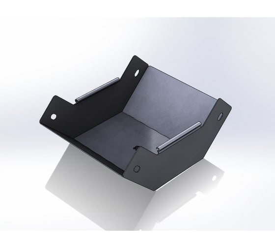 Изображение товара Угол внутренний (подъем) CABLIDERTRAYS замковый 90 град, оцинкованный ЛМЗП-300х80-1,0-90