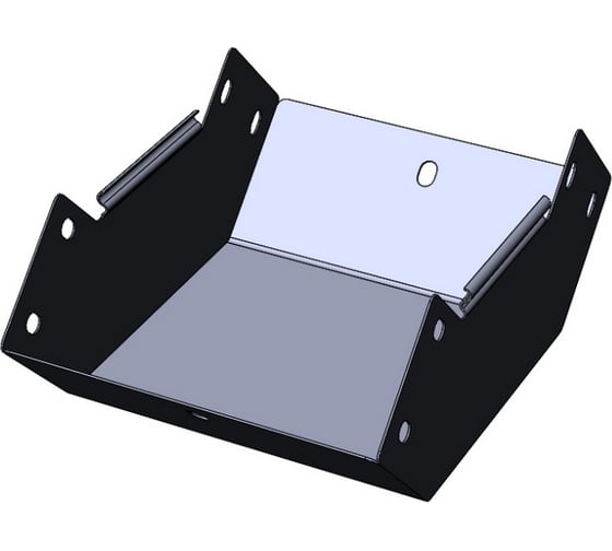 Изображение товара Угол внутренний (подъем) CABLIDERTRAYS замковый 90 град, оцинкованный ЛМЗП-600х100-0,7-90