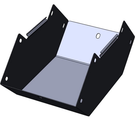 Изображение товара Угол внутренний (подъем) CABLIDERTRAYS замковый 90 град, оцинкованный ЛМЗП-600х200-0,7-90