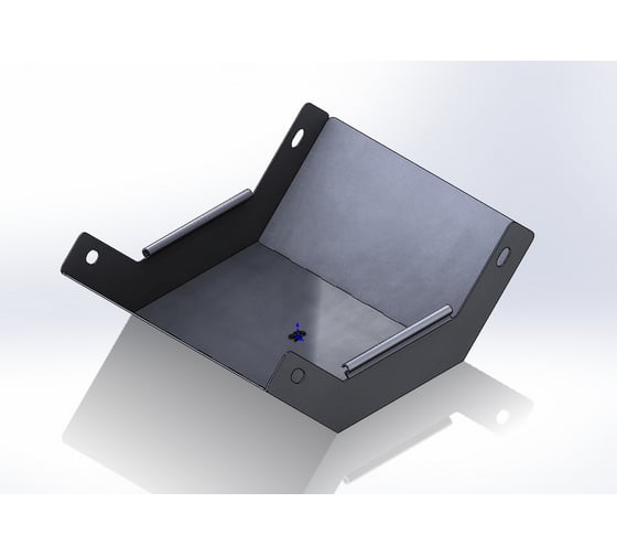 Изображение товара Угол внутренний (подъем) CABLIDERTRAYS замковый 90 град, оцинкованный ЛМЗП-600х50-0,7-90