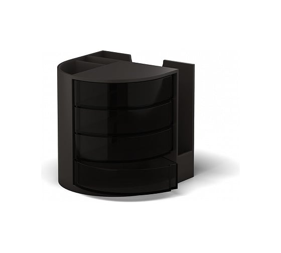 Изображение товара Настольная пластиковая подставка ErichKrause Venezia, Classic, черный 61582