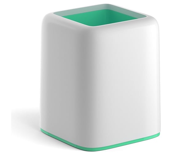 Изображение товара Настольная пластиковая подставка ErichKrause Forte, Pastel Mint, белый с мятной вставкой 55836
