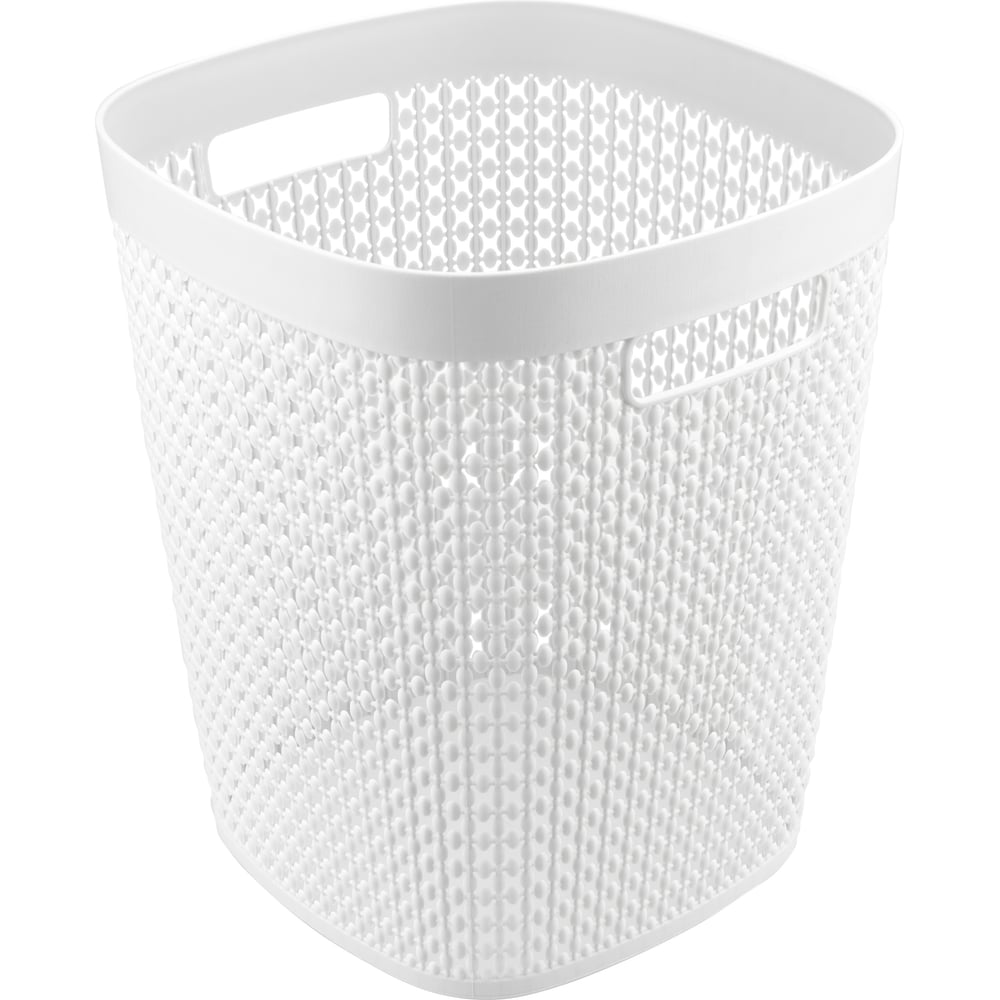 Изображение товара Корзина для бумаг IDEA ПИРУЛА 10 л квадратная с ручкой офисная