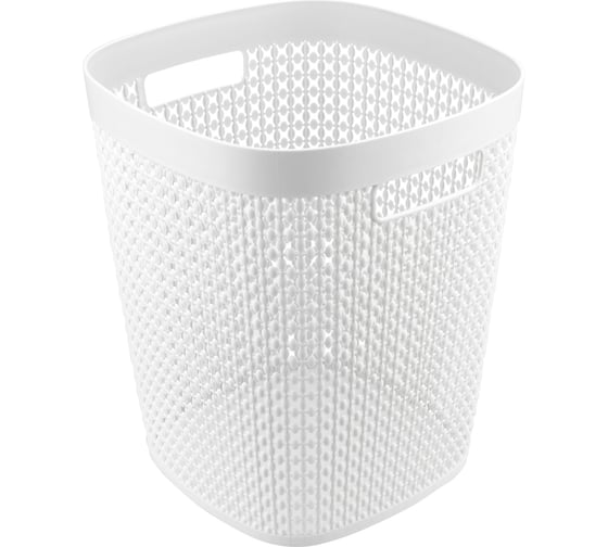 Изображение товара Корзина для бумаг IDEA ПИРУЛА 10 л белый М 2500
