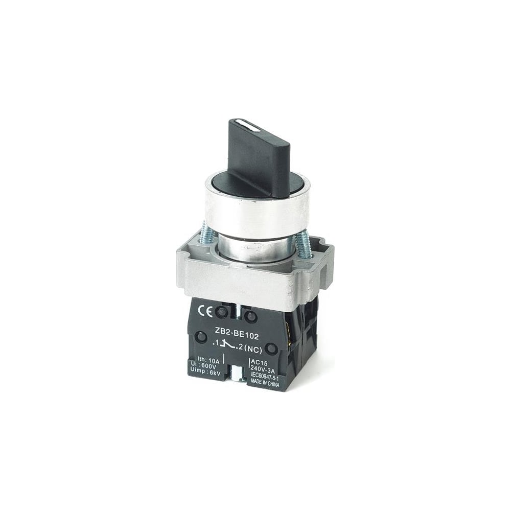 Изображение товара Переключатель HLT BD33 черный 3 положения I-0-II