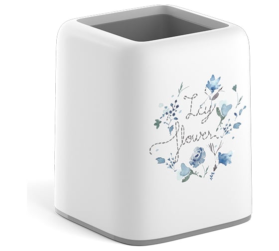 Изображение товара Настольная пластиковая подставка ErichKrause Forte, Frozen Beauty, белый с серым 55436