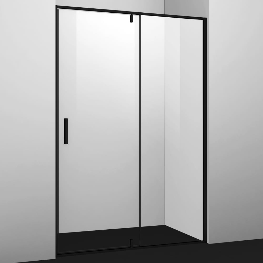 Душевая дверь WasserKraft душевая дверь wasserkraft elbe 74p 100х200 прозрачная черная 74p12