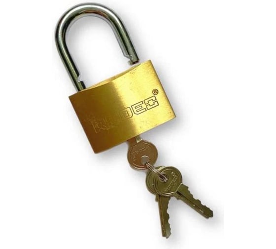 Изображение товара Замок навесной RODEO латунный 60 мм 6100260