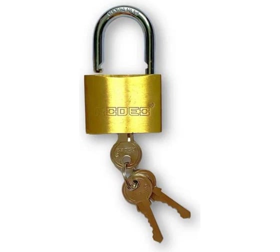 Изображение товара Замок навесной RODEO латунный 50 мм 6100250