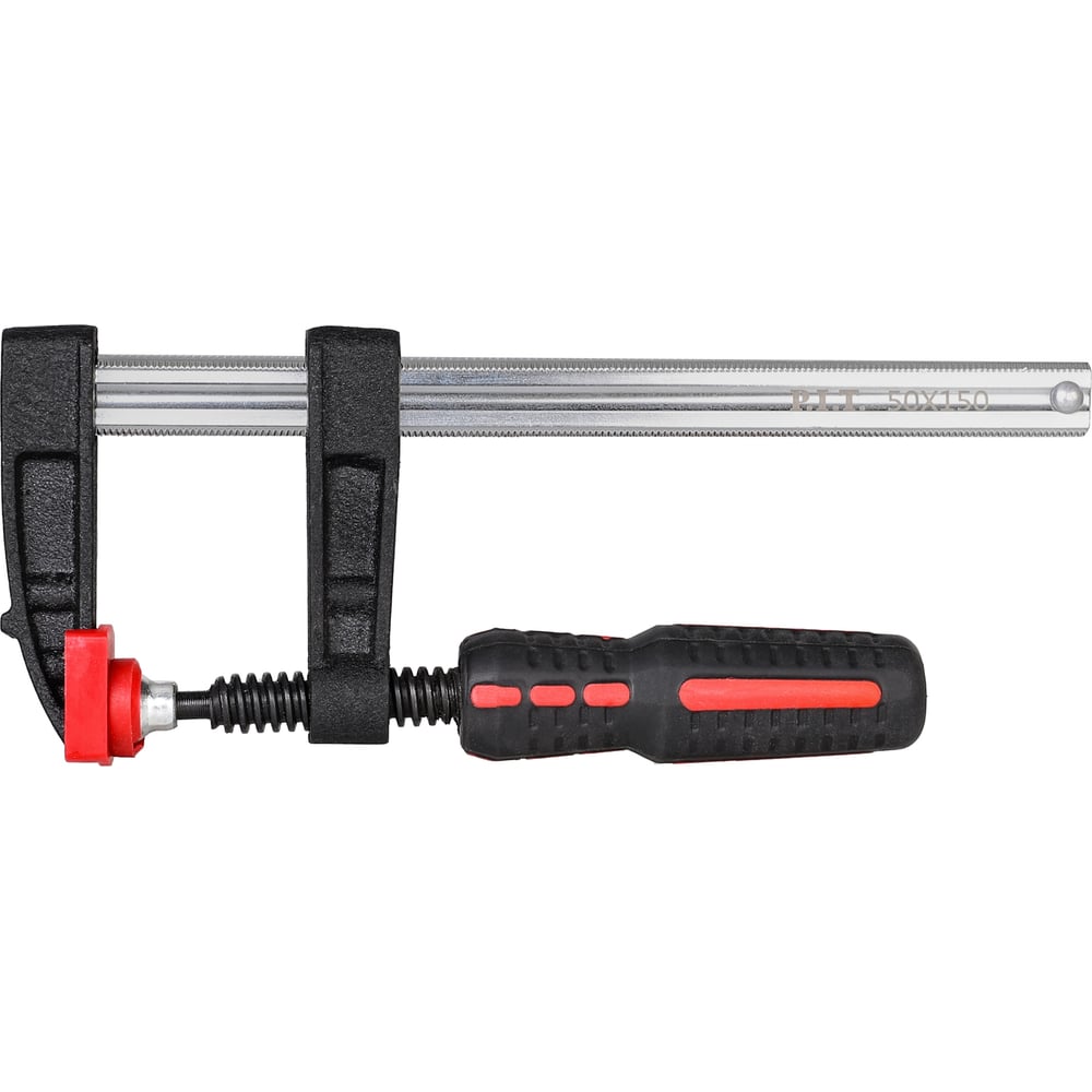 Изображение товара Струбцина винтовая P.I.T. серия ADVANCE 150 мм, тип F, зажим 50x140 мм, усилие 1500 Н