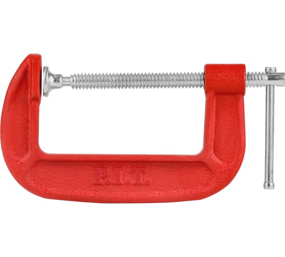 Изображение товара Струбцина винтовая P.I.T. серия CONTROL тип G, 100x55 мм, 5000 Н, сталь/чугун, 0,57 кг HCLG01-0100