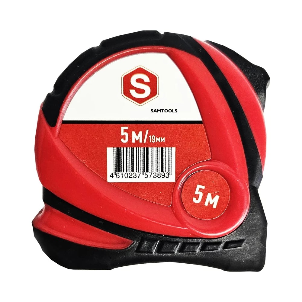 Изображение товара Рулетка SAMGRUPP 5 м с прорезиненным корпусом для точных измерений