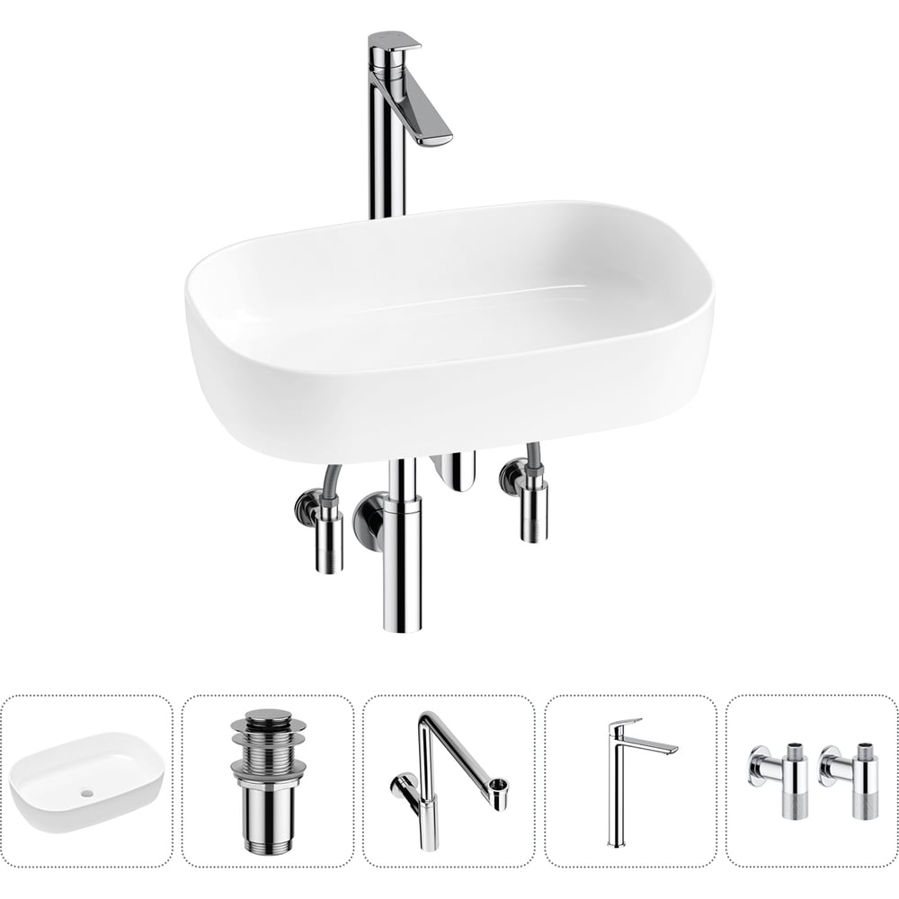 Изображение товара Накладная раковина Lavinia Boho 20217559R для ванной комнаты