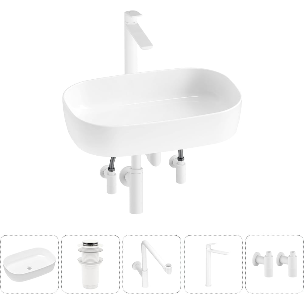 Изображение товара Накладная раковина для ванной Lavinia Boho 5 в 1 серия Bathroom Sink Slim