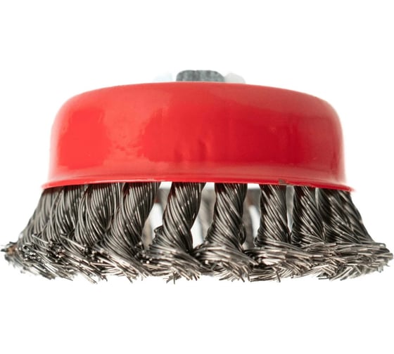 Изображение товара Щетка-чашка по металлу для УШМ SAMGRUPP 65 мм, М14, крученая, чашка, 100 шт SAMC-030100065-100